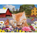 Puzzle j'adore les fleurs sunsout
