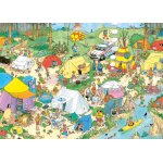 Puzzle jan van haasteren - camping nature (1000 pieces) jumbo