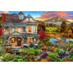 Puzzle jardin de maison de campagne bluebird puzzle
