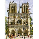 Puzzle cartoon classics - vive notre dame heye