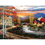 Puzzle john zaccheo - babbling creek road sunsout
