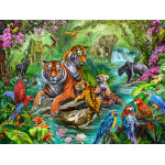 Puzzle la jungle des tigres sunsout