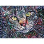 Puzzle kitty cat psychédélique sunsout Puzzle kitty cat psychédélique sunsout
