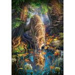 Puzzle loup dans la fort castorland