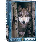 Puzzle loup gris eurographics