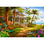 Puzzle maison des palmiers castorland