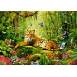 Puzzle sa majest, le tigre castorland