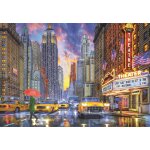 Puzzle manhattan sous la pluie clementoni