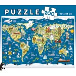 Puzzle mappemonde. sean sims educa