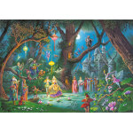 Puzzle en bois d�coup� � la main - mariage d'une f�e puzzle mich�le wilson