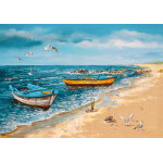 Puzzle art collection - matin au bord de la mer castorland