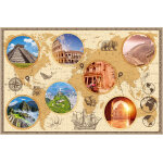 Puzzle merveilles du monde moderne nathan