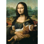 Puzzle mona lisa and purring kitty trefl Puzzle mona lisa and purring kitty trefl