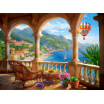 Puzzle montngro mditation castorland