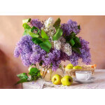 Puzzle nature morte lilas castorland