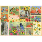 Puzzle oiseaux de jardin en automne cobble hill Puzzle oiseaux de jardin en automne cobble hill