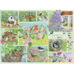 Puzzle oiseaux de jardin au printemps cobble hill Puzzle oiseaux de jardin au printemps cobble hill