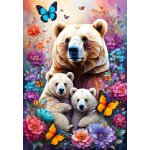 Puzzle ours - collection amour maternel alipson puzzle
