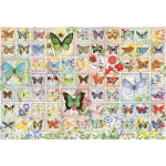 Puzzle papillons et fleurs cobble hill