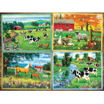 Puzzle pices xxl - amis de la campagne cobble hill