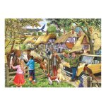 Puzzle pices xxl - chevaux et chiens courants hop - house of puzzles