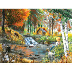 Puzzle pi�ces xxl - compagnons de p�che sunsout