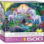 Puzzle pi�ces xxl - licornes en terre de f�es eurographics