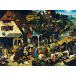 Puzzle pieter bruegel - proverbes flamands, 1559, 1559 bluebird puzzle