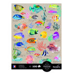 Puzzle poissons exotiques calypto
