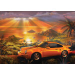 Puzzle la porsche jaune art puzzle