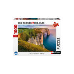 Puzzle des racines et des ailes - vue sur les falaises d'etretat