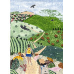 Puzzle randonn�e dans les vignes pieces & peace