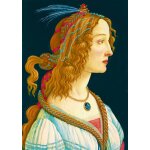 Puzzle sandro botticelli - idealized portrait of a lady, 1480
