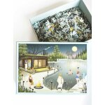 Puzzle sauna au bord du lac vissevasse