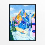 Puzzle snow must go on piece & love