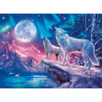Puzzle loup au clair de lune - glow in the dark ravensburger