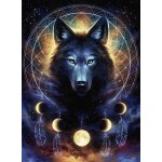 Puzzle star line - loup ravensburger