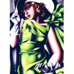 Puzzle tamara de lempicka : jeune fille en vert eurographics