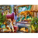 Puzzle les tigres s'animent castorland