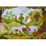 Puzzle tigre blanc pieces & peace