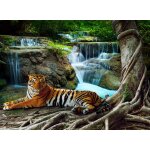 Puzzle tigre et cascade grafika