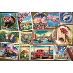 Puzzle easy piece - timbres - poste trefl