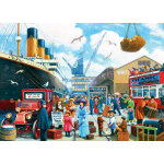 Puzzle titanic - embarquement en cours master pieces Puzzle titanic - embarquement en cours master pieces