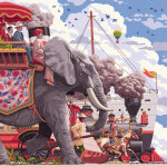 Puzzle le tour du monde en 80 jours ravensburger