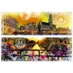 Puzzle travel around the world - belgique et pays - bas grafika