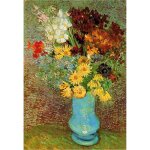 Puzzle van gogh vincent - fleurs dans un vase bleu dtoys