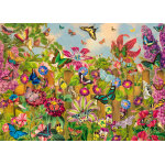Puzzle magnifique jardin de papillons schmidt spiele