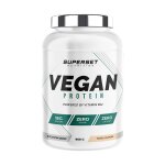 100% vegan protein (900g)amande et vanille prot�ines v�g�talessuperset nutrition