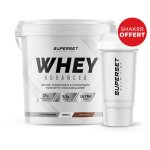 100% whey proteine advanced (4kg) chocolat - shaker offertwhey prot�inesuperset nutrition