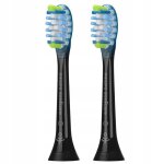 2 têtes noires philips hx 9041 / 33 plaque defense pour brosse à dents sonique 2 têtes noires philips hx 9041 / 33 plaque defense pour brosse à dents sonique